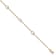 14K Yellow Gold Polished with 1-inch Extension Anklet