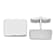 14k White Gold Men's Rectangular Cuff Links