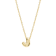 CZ Initial J Tennis Necklace And Pendant Set In 14K Gold Over Brass 4.05ctw
