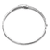 Rhodium Over 14K White Gold Lab Grown Diamond Infinity Double Bracelet
Bangle 0.498ctw