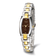 Ladies Charles Hubert IP-plated Stainless Steel Brown Dial 19x31mm Watch