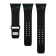 Gametime Carolina Panthers Black Silicone Band fits Apple Watch (38/40mm
M/L). Watch not included.