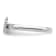 Rhodium Over Sterling Silver Polished Pink Enameled Butterfly Children's Ring