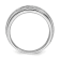 Rhodium Over 14K White Gold Lab Grown Diamond SI1/SI2, G H I, Men's Ring