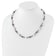 Sterling Silver Antiqued 8-8.5mm Freshwater Cultured Pearl 20 inch Necklace