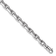 Rhodium Over 14k White Gold 5.3mm Hand-polished Fancy Link Bracelet