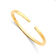 14K Yellow Gold Polished Flexible Cuff Bangle
