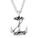 Robert Alton Men's Rope And Anchor Pendant With Chain In Stainless Steel