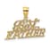 14K Yellow Gold BEST FATHER Charm