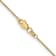 10k Yellow Gold 0.95mm Solid Diamond-Cut Cable 18 Inch Chain