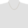 14k Yellow Gold 1mm Solid Diamond Cut Wheat Chain 18"