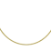 Textured Diamond-Cut Omega Chain Necklace In 18K Gold Over Sterling Silver