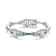 Emerald Color CZ Station Bracelet In Sterling Silver 5.03ctw