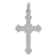 Rhodium Over 14K White Gold Polished INRI Crucifix Pendant