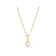 Freshwater Pearl Paperclip Chain Toggle Necklace In 14K Gold Over
Sterling Silver 18 Inch