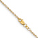 14k Yellow Gold 1.6mm Solid Round Open Link Cable 30 Inch Chain