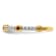 14K Yellow Gold Stackable Expressions Lab Created Ruby and Diamond Ring 0.18ctw