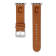Gametime MLB Cleveland Guardians Tan Leather Apple Watch Band (42/44mm
S/M). Watch not included.