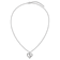 Rhodium Over Sterling Silver Polished Cubic Zirconia Mom Heart with 2
Inch Extension Necklace