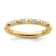 14K Yellow Gold Stackable Expressions Diamond Ring 0.128ctw
