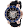 Seapro Men's Seaway Black Dial with Rose Accents, Blue Bezel, Black
Rubber Strap Watch
