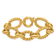 14K Yellow Gold Mixed Twisted Link 8-inch Bracelet
