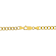 Citrine 14K Yellow Gold Link Station Necklace 3ctw