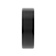 SAN ANTONIO Flat Black Tungsten Carbide Band with Brushed Finish 7mm