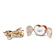 SCARLET HEART Carriage with Ring Pad Trinket Box