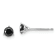 14K White Gold .40ct Black Diamond Stud Earrings