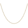 18 Inch Sun Link Chain Necklace in Solid 14K Yellow Gold