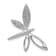Rhodium Over 14k White Gold Diamond Dragonfly chain slide