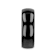 RAVEN Domed Black Tungsten Wedding Band 8mm