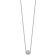Rhodium Over 14K White Gold Lab Grown Diamond Halo Oval 18 Inch Necklace 0.68ctw