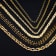 14K Yellow Gold 6.5mm Byzantine Chain Necklace