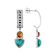 Turquoise And Spiny Oyster Shell Dangle Sterling Silver Earrings 10mm
And 6mm