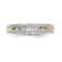 14K Yellow Gold AA Quality Ladies Wedding Band