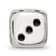 Sterling Silver Enamel 6 Sided Dice Bead