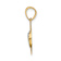 14k Two-tone Gold  Textured The Last Supper Pendant