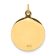 14K Yellow Gold Sacred Heart of Jesus Medal Charm