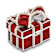 EXCITEMENT Simulated Pearl Red Gift Box Trinket Box