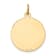 14k Yellow Gold Satin My Confirmation Pendant