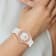 Ladies Charles Hubert White Ceramic 40mm Watch