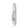 Rhodium Over 14k White Gold Diamond Awareness Chain Slide Pendant