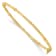 14K Yellow Gold Polished Fancy Hinged Bangle