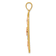 14k Yellow Gold and 14k Rose Gold with Rhodium Over 14k Yellow Gold
Framed Daisy Pendant