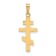 14K Yellow Gold Eastern Orthodox Cross Charm