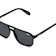 QUAY "ON THE FLY" Black Aviator Frame / Smoke Polarized Lenses Sunglasses