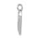 Rhodium Over 14k White Gold Diamond Fancy Heart Pendant