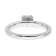 Sterling Silver Stackable Expressions Polished Diamond Heart Ring 0.005ctw